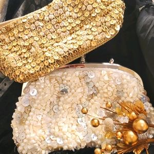 Bundle of 2 evening purses